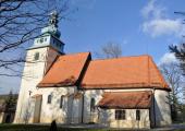 <ALT> Atrakcje Gminy Brenna, Kościół Parafialny w Górkach Wielkich