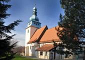<ALT> Atrakcje Gminy Brenna, Kościół Parafialny w Górkach Wielkich