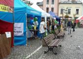 <ALT> Stoiska przygotowane na Dni Rybactwa w Skoczowie