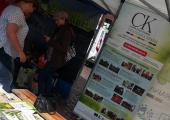 <ALT> Ulotki przygotowane na stoisku LGD "Cieszyńska Kraina" podczas Dni Rybactwa w Skoczowie